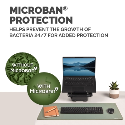 Mousepad birou Fellowes, breyta microban, salvie